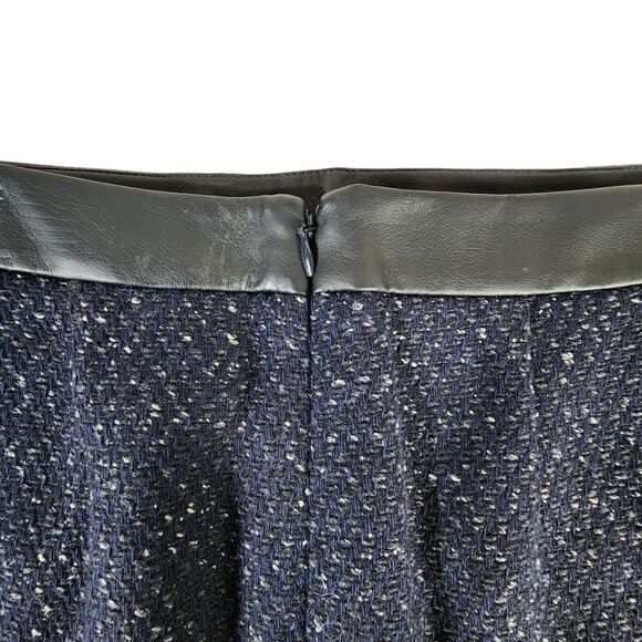 Ann Taylor Blue Tweed A Line skirt - Picture 9 of 9